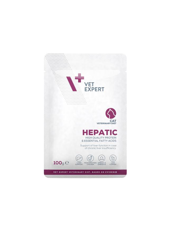 VETEXPERT Hepatic Cat - mokra karma weterynaryjna dla kotów 100g