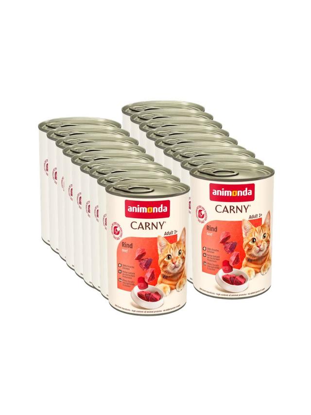 ANIMONDA Cat Carny Adult smak: wołowina 18x400g