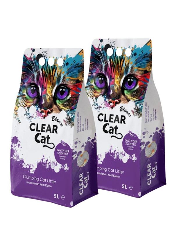 Clear Cat Blanco Lawenda żwirek bentonitowy 2x5l