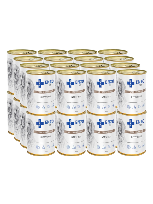 ENZO VET Intestinal dieta z chorobami przewodu pokarmowego z jagnięciną dla psów 32x400g