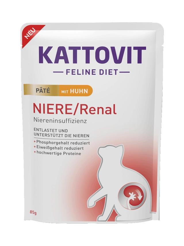 Kattovit Niere/Renal Pate kurczak 85g saszetka