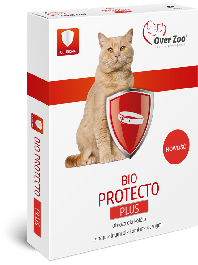 OVER ZOO Obroża BIO PROTECTO Plus dla kotów 35cm