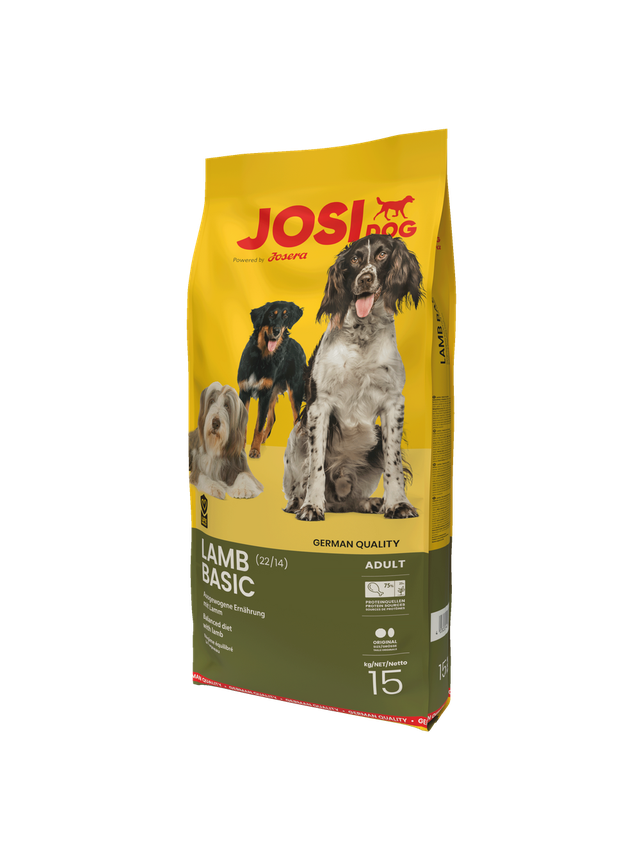 JOSERA JosiDog Lamb Basic 15kg / Opakowanie uszkodzone (1200,2523,7887)
