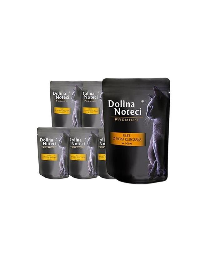 Dolina Noteci Premium filet z piersi kurczaka dla kotów 10x85g