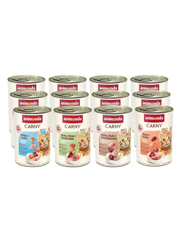 ANIMONDA Cat Carny Adult smak Mix Smaków 12x400g