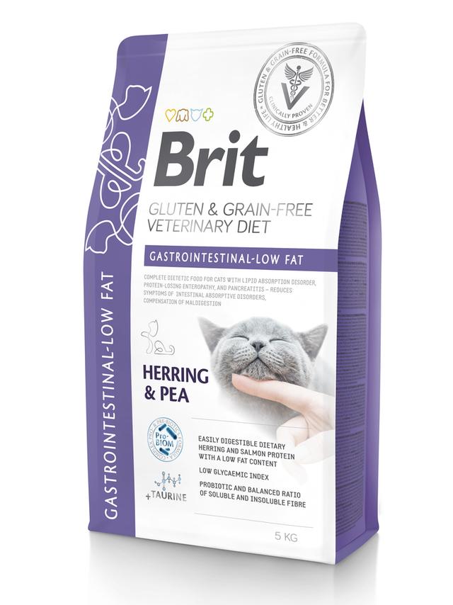 BRIT GF Veterinary Diets Cat Gastrointestinal-Low Fat 5kg