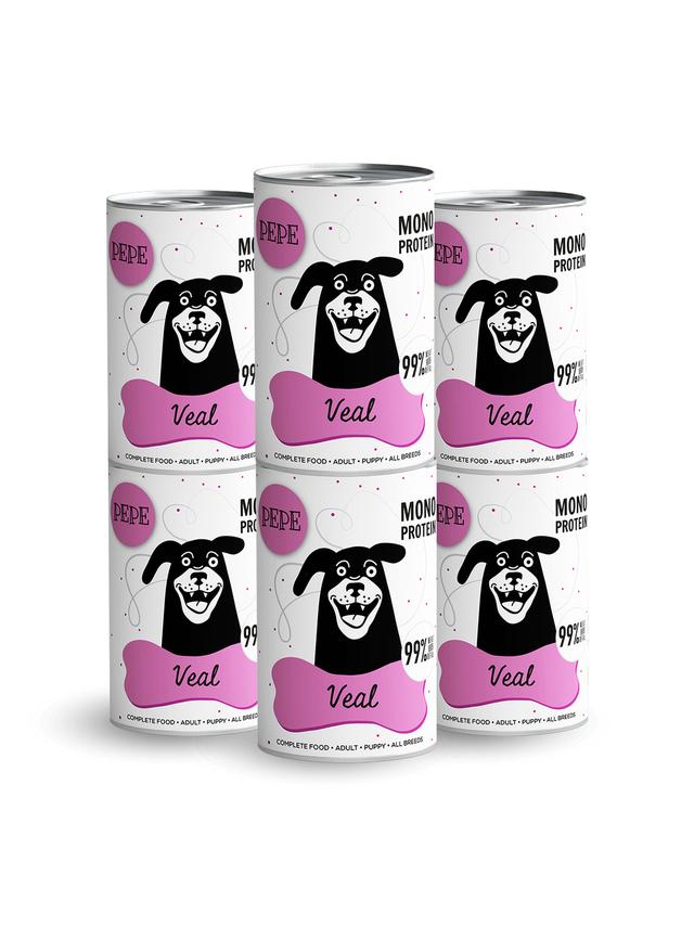 PEPE MONO PROTEIN Veal (cielęcina)  6x400g