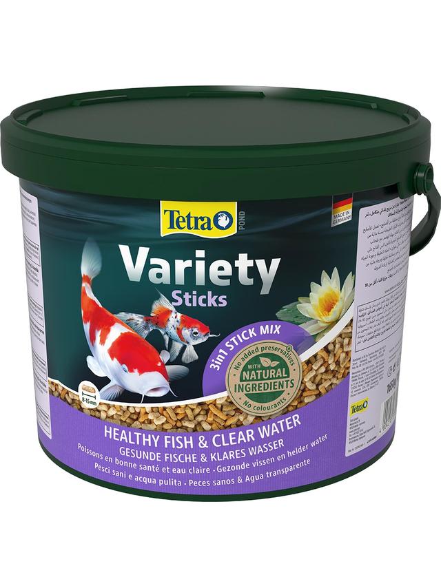TETRA Pond Variety Sticks 10 L Pokarm dla ryb stawowych w oczku wodnym