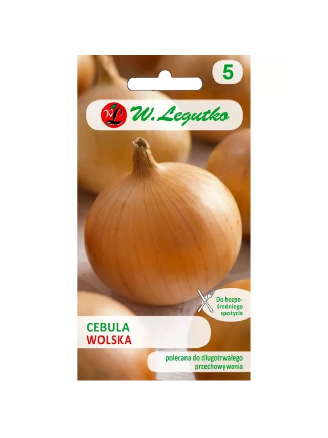 Cebula Wolska - łuska słomkowożółta, późna