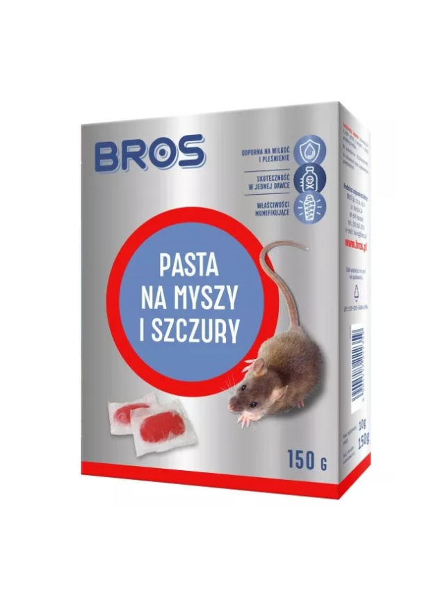 BROS - pasta na myszy i szczury 150g
