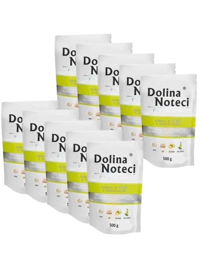 Dolina Noteci Premium Gęś z ziemniakami 10x500g