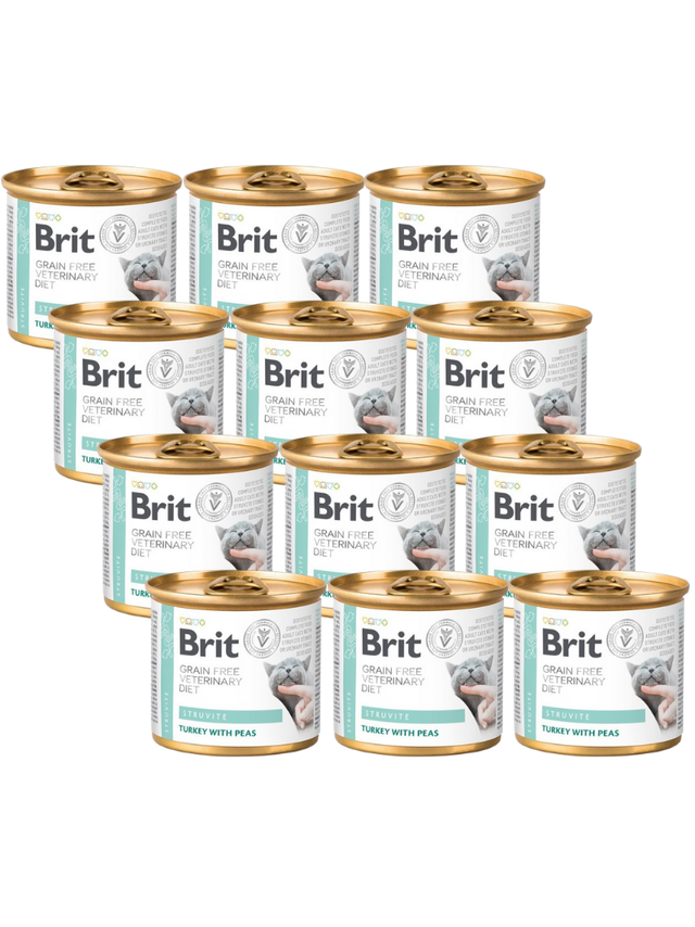 Brit gf veterinary diets cat Struvite 12x200g