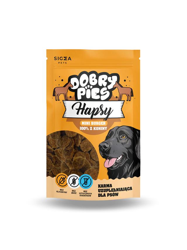 Dobry Pies Hapsy Mini Burger 100% z Konia 100g