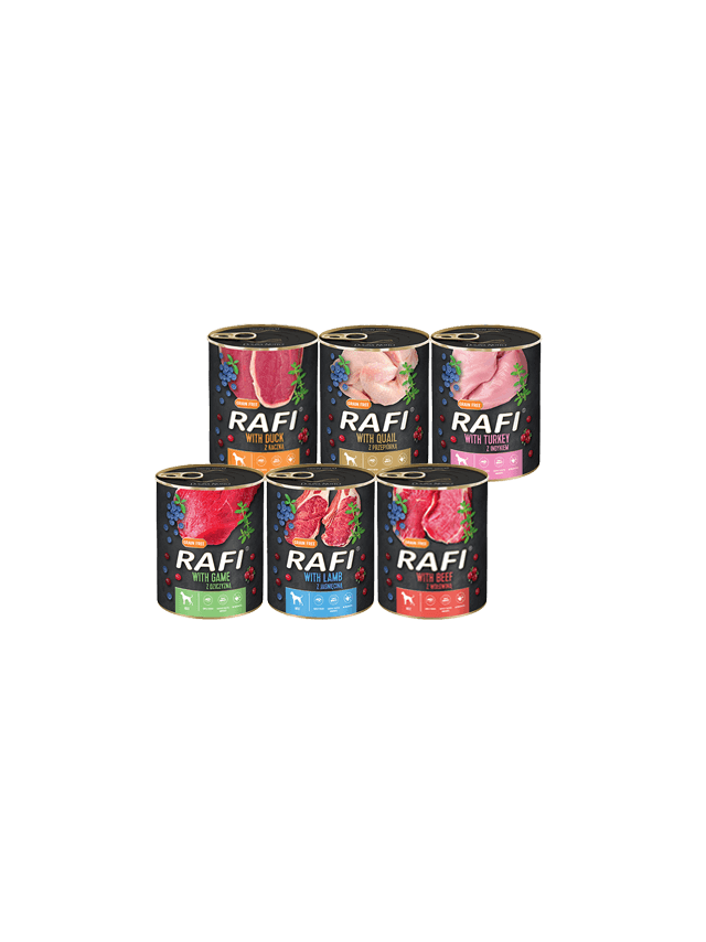 DOLINA NOTECI Rafi dla psa mix smaków 20x400g
