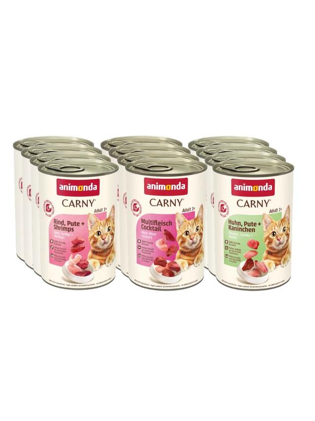 ANIMONDA Cat Carny Adult Mix smaków I 12 x 400g