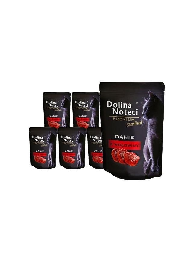 Dolina Noteci Premium dla kotów sterylizowanych z wołowiną 10x85g