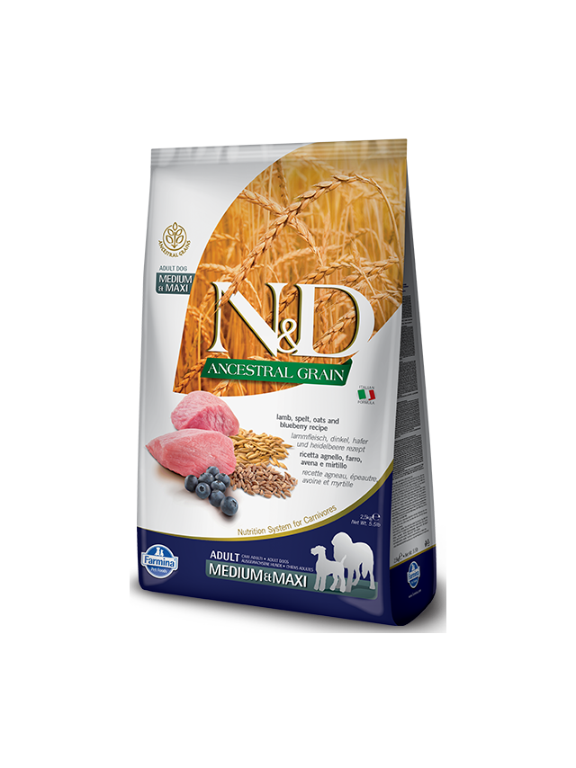 Farmina N&D LAMB BLUEBERRY  MEDIUM MAXI 12kg