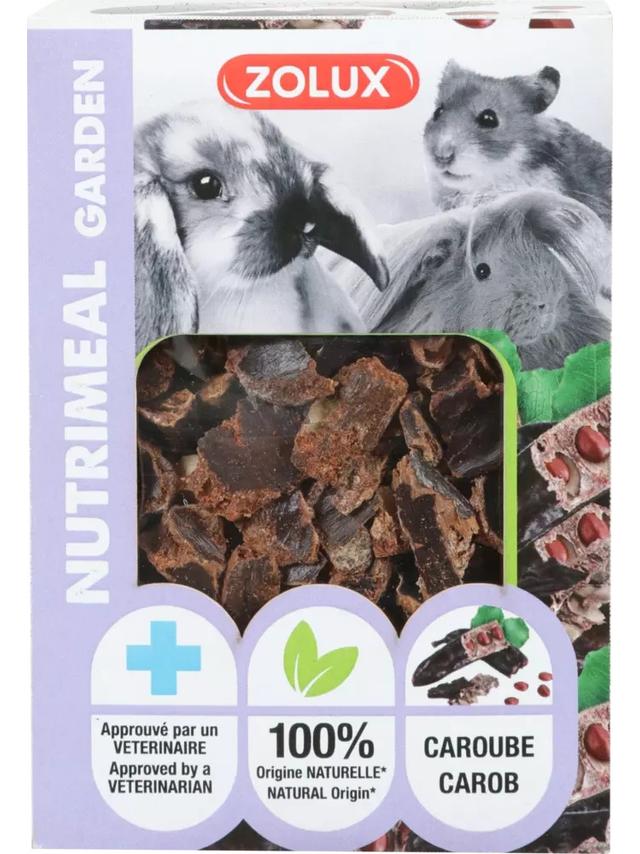 ZOLUX Przysmak NUTRIMEAL3 GARDEN z karobem 60 g