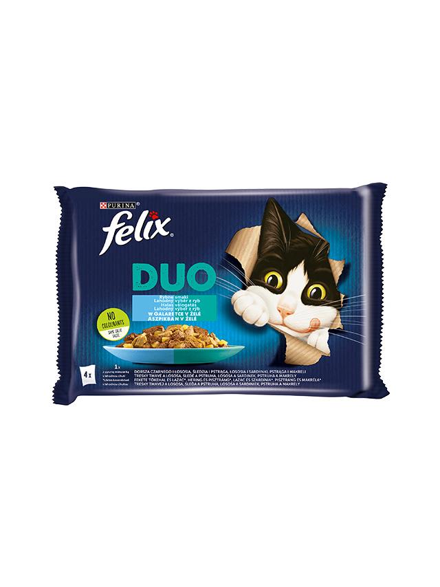 FELIX Duo Rybne Smaki w galaretce 4x85g