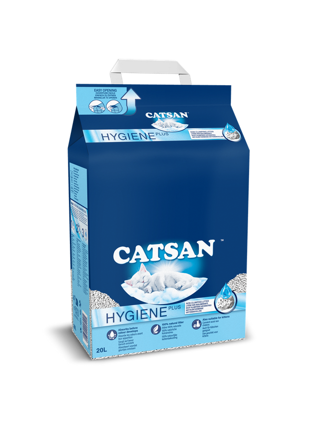 CATSAN Hygiene Plus 20l - naturalny żwirek dla kota