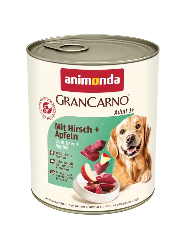 ANIMONDA GranCarno Adult Dog smak: Jeleń + jabłko 800g