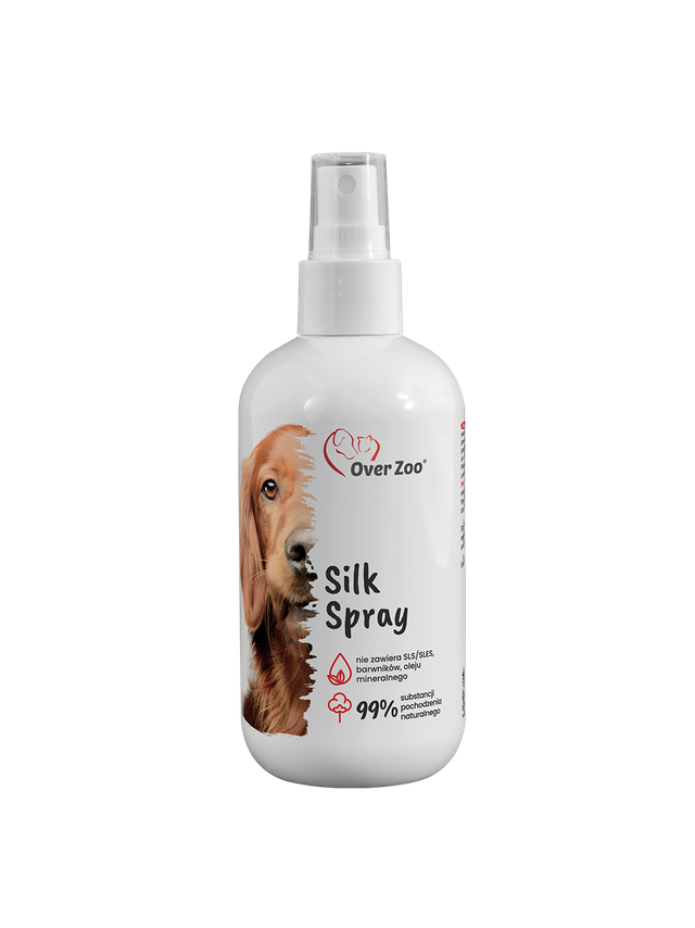 OVER ZOO Silk Spray - płyn ułatwiający rozczesywanie sierści dla psa 250ml