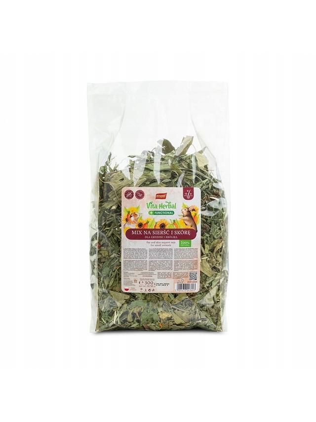 VITAPOL Vita Herbal Functional mix na sierść i skórę dla gryzoni i królika 300g