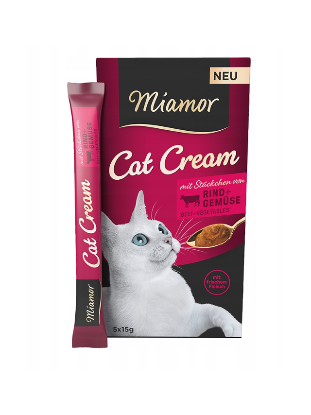 Miamor Pasta z wołowiną i warzywami 5x15g