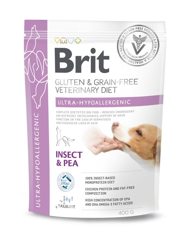 BRIT GF Veterinary Diets Dog Ultra-Hypoallergenic Insect 400g