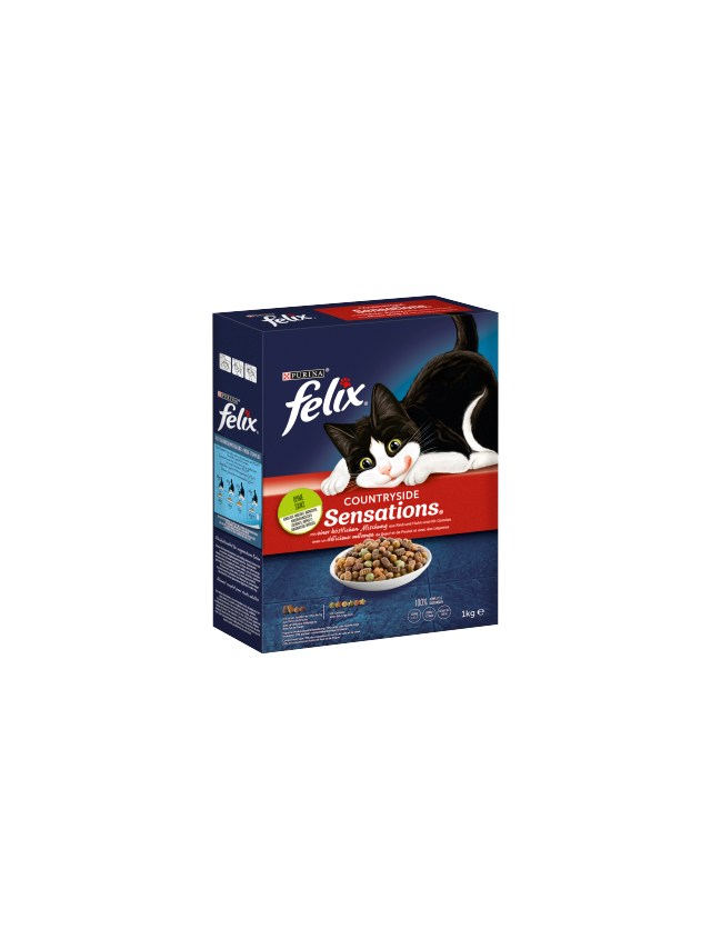 Felix Countryside Sensations z mieszanką wołowiny i kurczaka i z warzywami 1kg