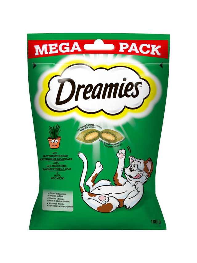 DREAMIES 180g - przysmak dla kota z kocimiętką