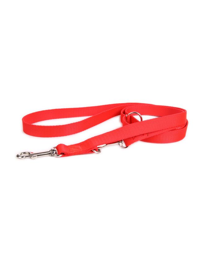 DogStuffs Smycz Regulowana – Czerwona 15mm/220cm