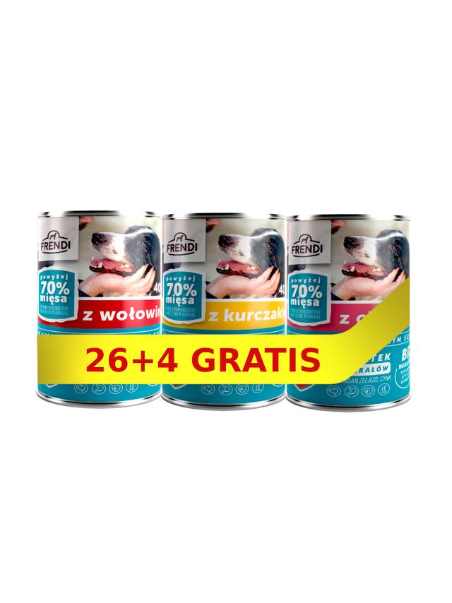 Frendi kawałki w delikatnym sosie Mix smaków 30x400g