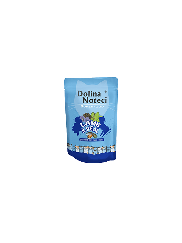 DOLINA NOTECI Superfood cielęcina i jagnięcina saszetka 85g