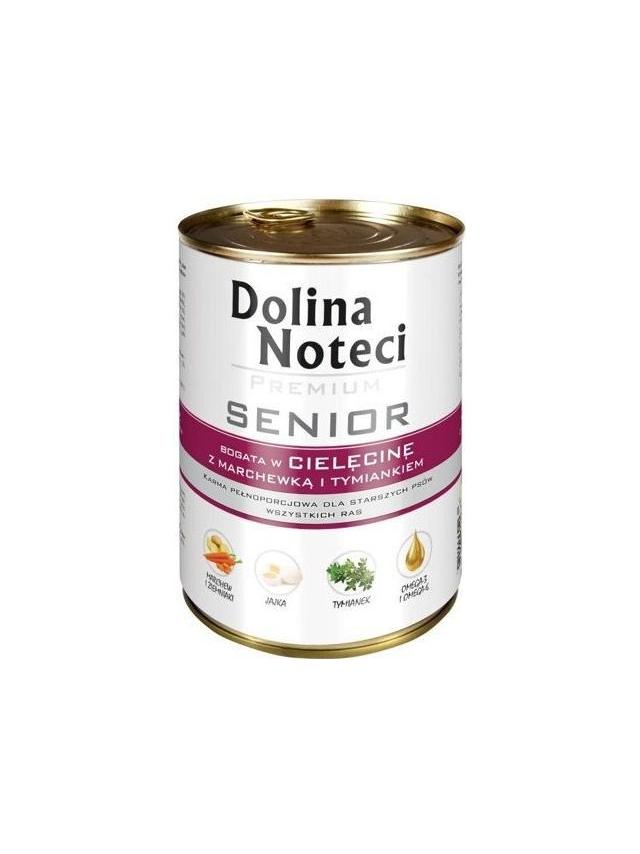 Dolina Noteci PREMIUM Senior bogata w cielęcinę, marchew i tymianek 400g