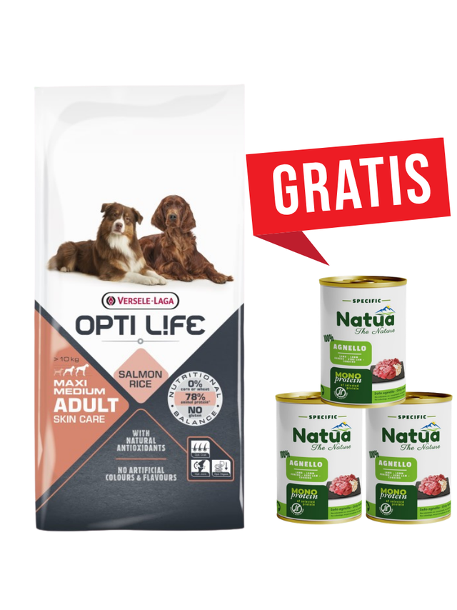 VERSELE-LAGA Opti Life Adult Skin Care Medium&Maxi 12,5kg