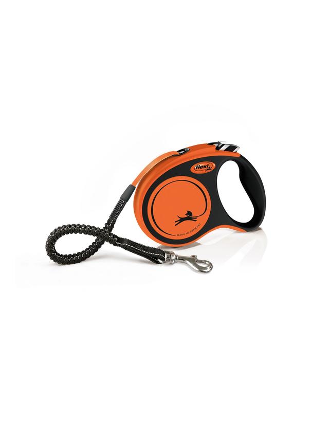 FLEXI Smycz oryginalna XTREME pomarańczowa L 5m do 65kg- taśma