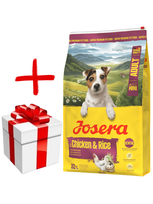 JOSERA Mini Adult Chicken & Rice 10kg + NIESPODZIANKA DLA PSA GRATIS!