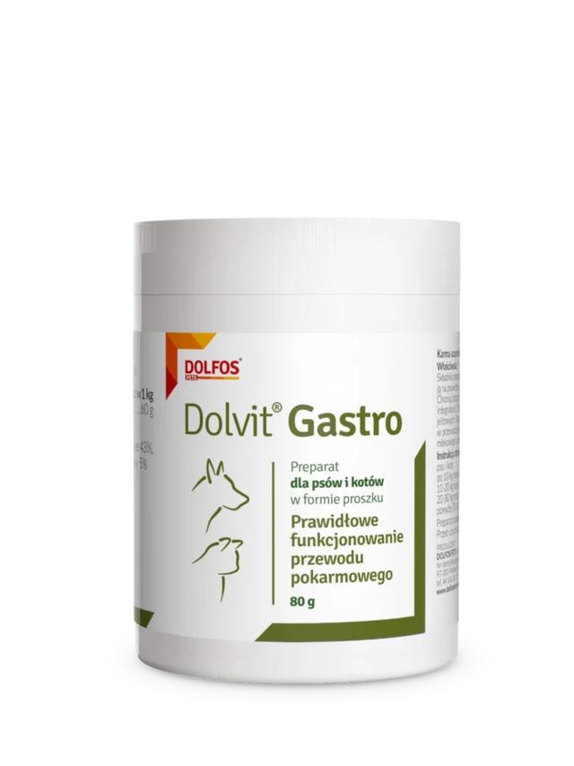 DOLFOS Dolvit gastro dla psów i kotów 80g