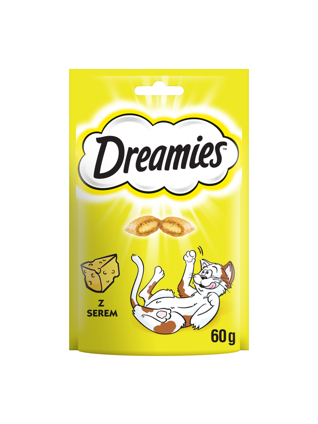 DREAMIES 60g - przysmak dla kota z pysznym serem