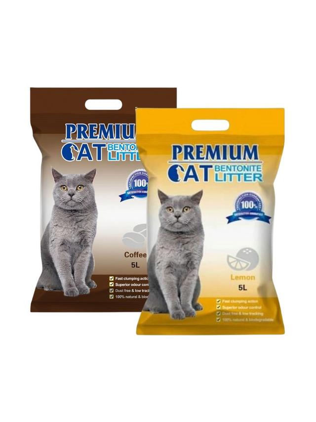 Premium Cat Żwirek Bentonitowy Zbrylający - Mix 2x5L