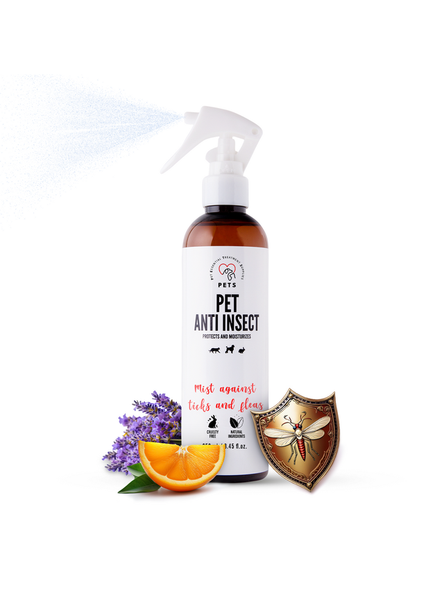 PETS ANTI INSECT - skuteczna ochrona przeciw kleszczom, pchłom oraz innym owadom 250ml