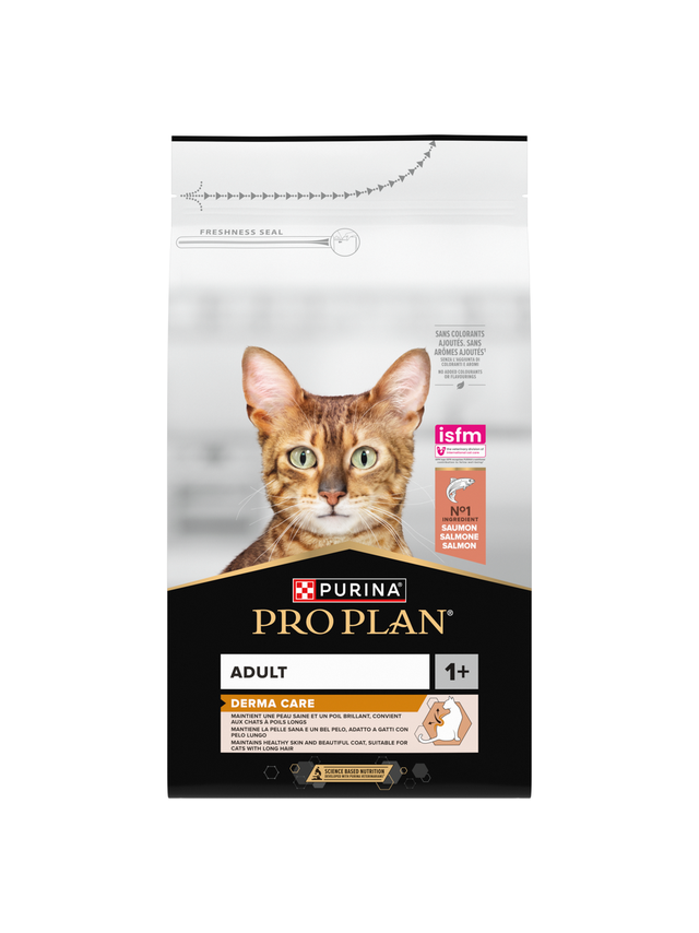 PRO PLAN Adult Derma Care Bogata w Łososia Sucha karma dla kota 1,5kg