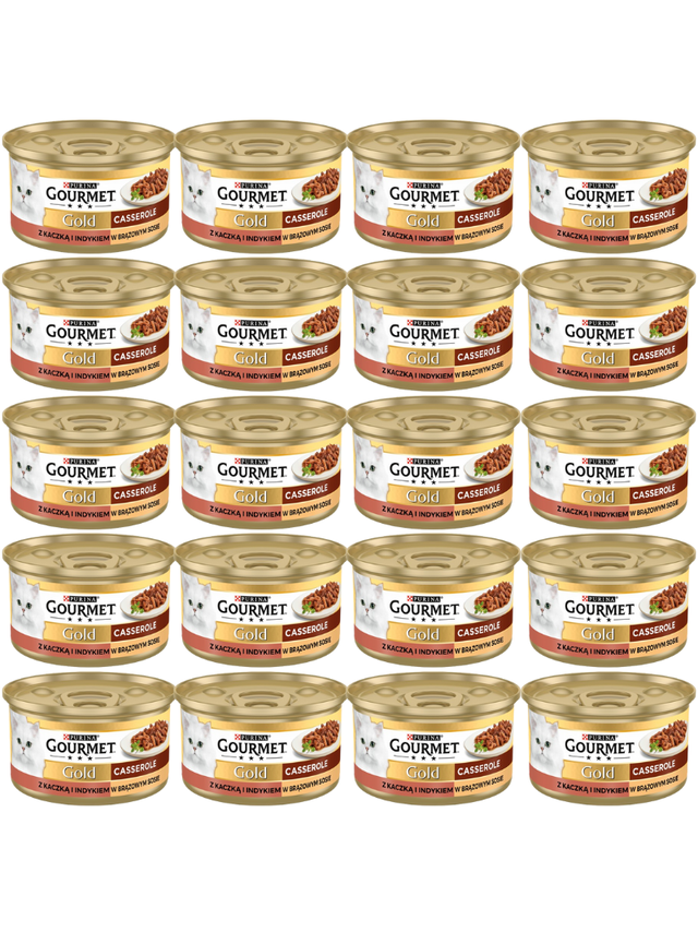 Purina Gourmet Gold kaczka/indyk w sosie 72x85g