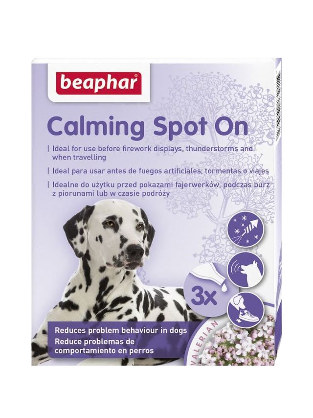BEAPHAR No Stress Spot On dla psów - 3 pipety