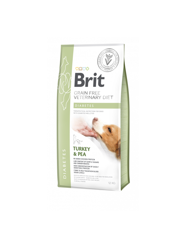 Brit gf veterinary diets dog Diabetes 12kg