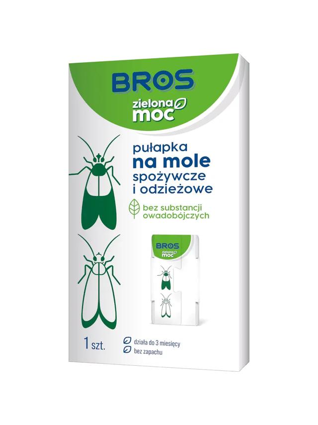 BROS – ZIELONA MOC PUŁAPKA NA MOLE SPOŻ. I ODZIEŻ.
