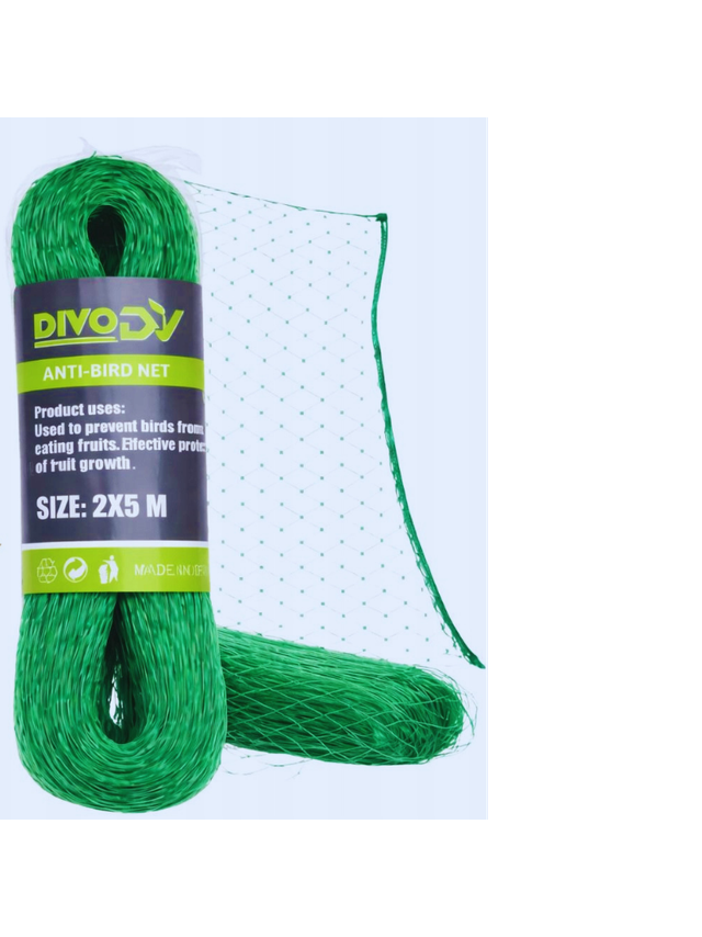 Siatka ochronna przeciw ptakom 2x5m