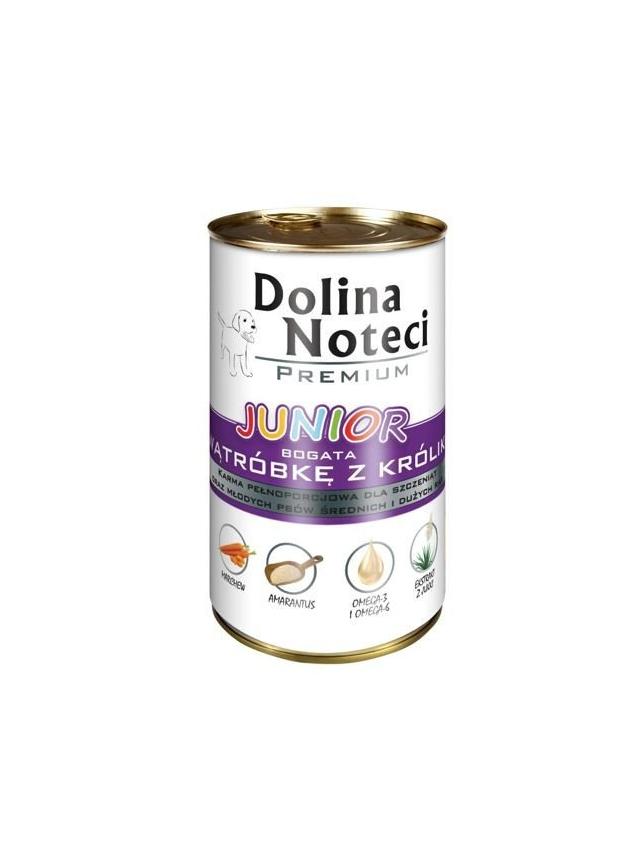 Dolina Noteci PREMIUM Junior bogata w wątróbkę z królika 400g