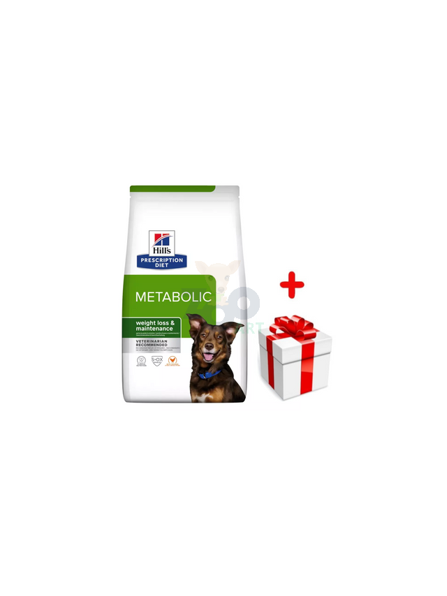 HILL'S PD Prescription Diet Metabolic Canine 4kg + niespodzianka dla kota GRATIS!